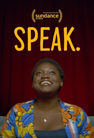 Speak. Poster