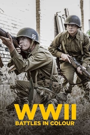WWII Battles in Color Poster